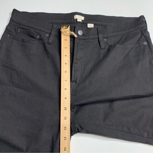 J. Crew mid-rise black skinny jean in signature stretch size 33 - Picture 8 of 9
